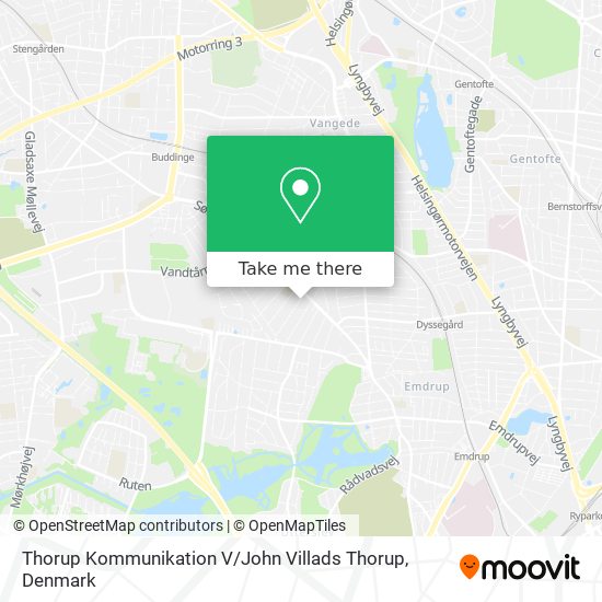 Thorup Kommunikation V / John Villads Thorup map