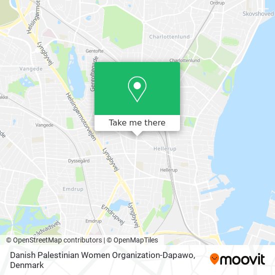 Danish Palestinian Women Organization-Dapawo map