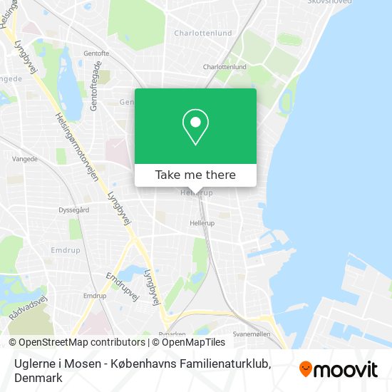 Uglerne i Mosen - Københavns Familienaturklub map