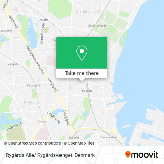 Rygårds Alle/ Rygårdsvænget map