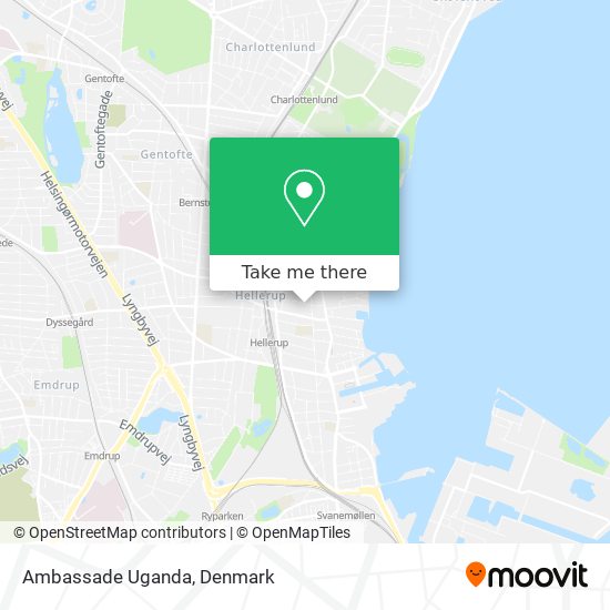 Ambassade Uganda map