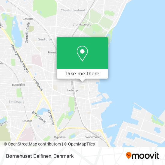 Børnehuset Delfinen map