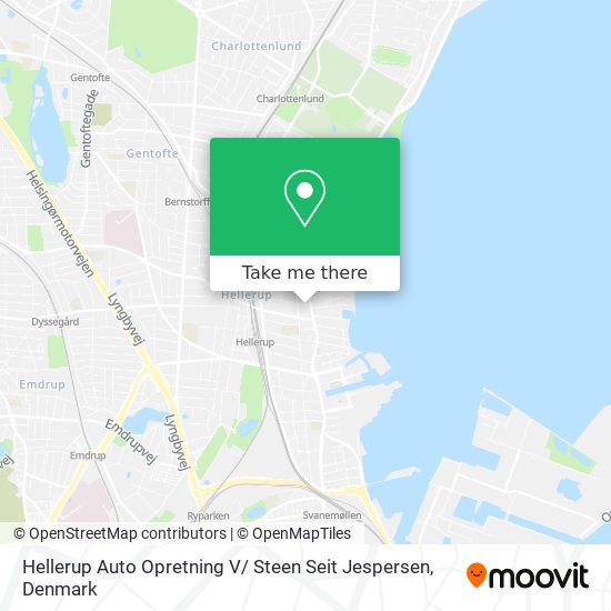 Hellerup Auto Opretning V/ Steen Seit Jespersen map