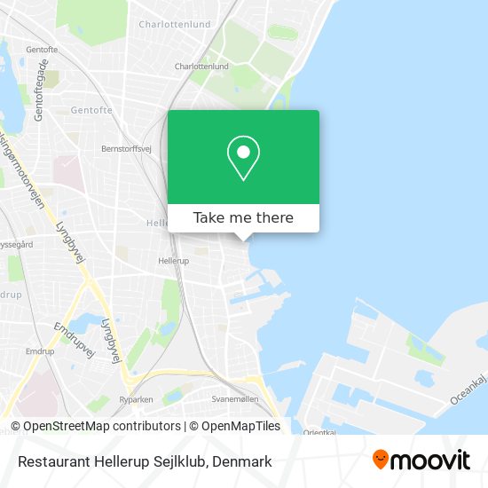 Restaurant Hellerup Sejlklub map