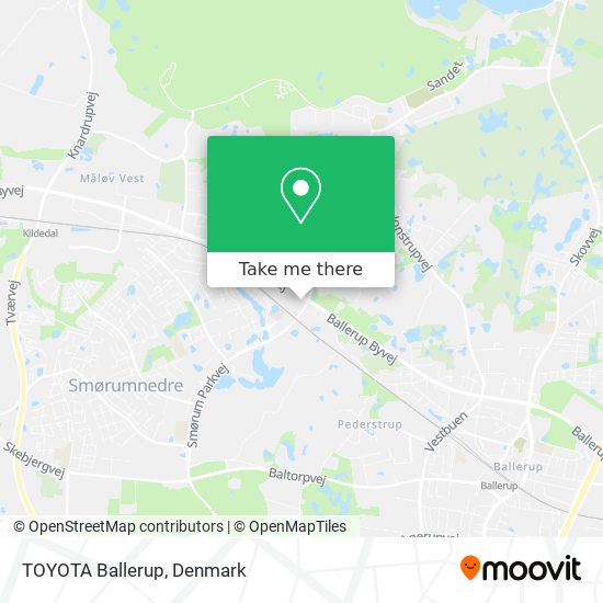 TOYOTA Ballerup map