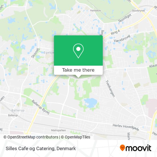 Silles Cafe og Catering map