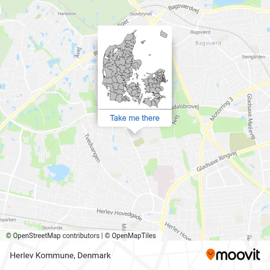 Herlev Kommune map