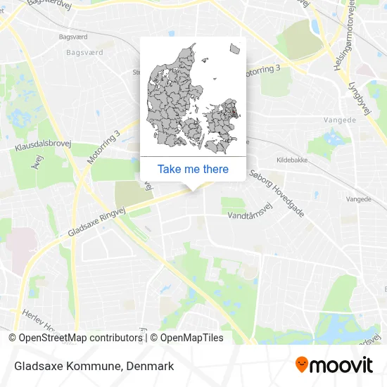 Gladsaxe Kommune map