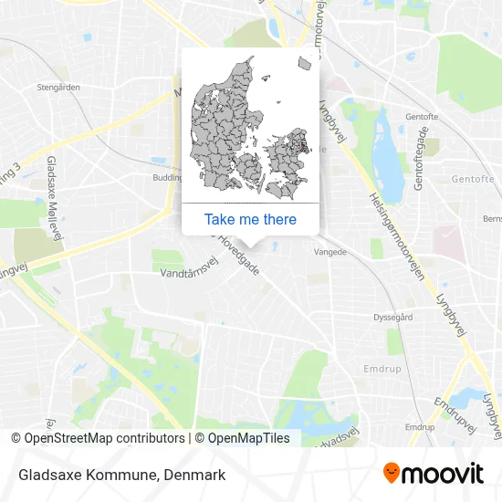 Gladsaxe Kommune map