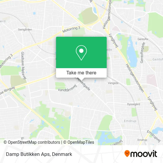 Damp Butikken Aps map