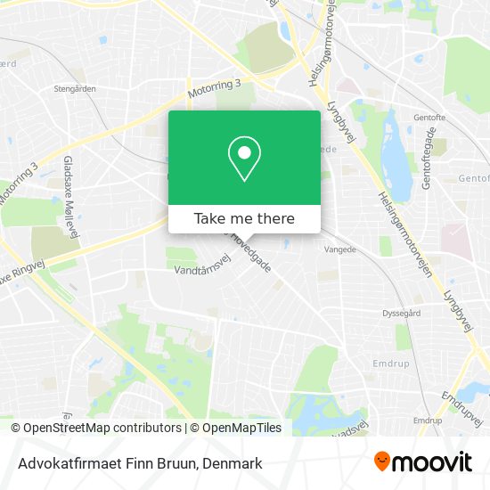 Advokatfirmaet Finn Bruun map