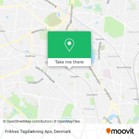 Frikkes Tagdækning Aps map