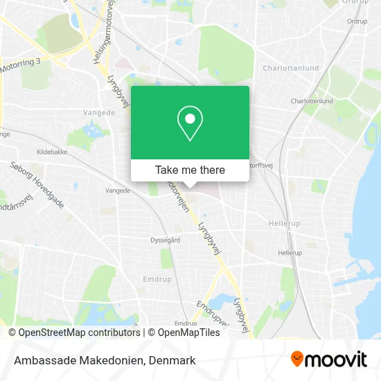 Ambassade Makedonien map