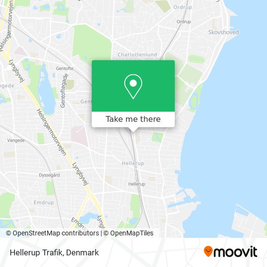 Hellerup Trafik map