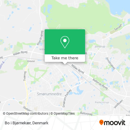 Bo i Bjørnekær map