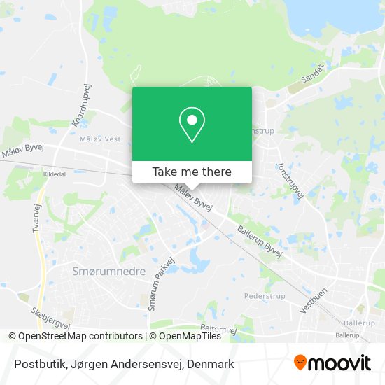 Postbutik, Jørgen Andersensvej map