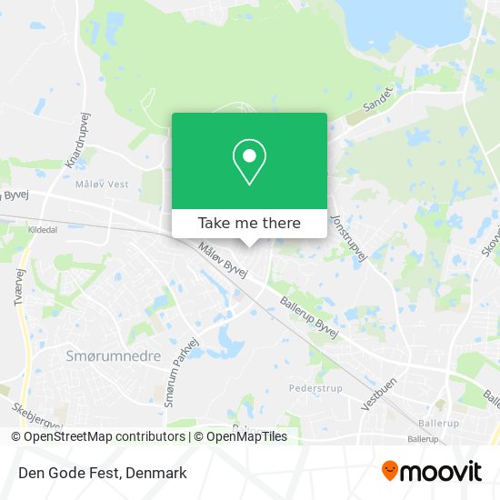 Den Gode Fest map