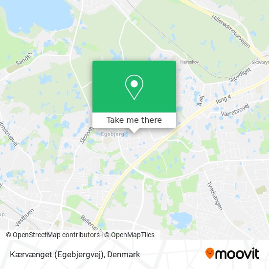 Kærvænget (Egebjergvej) map