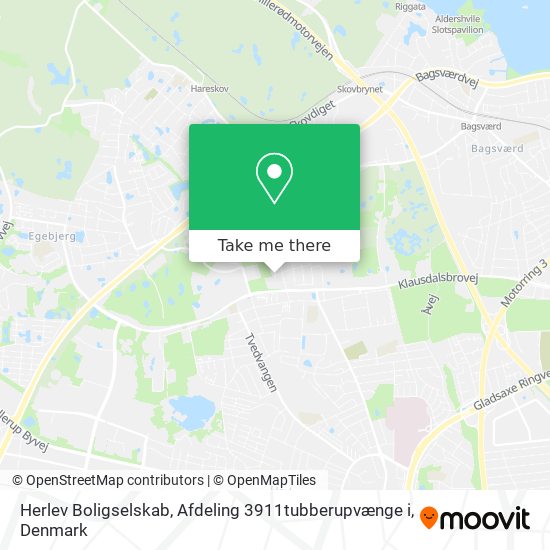 Herlev Boligselskab, Afdeling 3911tubberupvænge i map