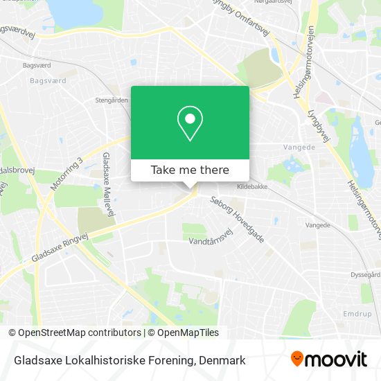 Gladsaxe Lokalhistoriske Forening map