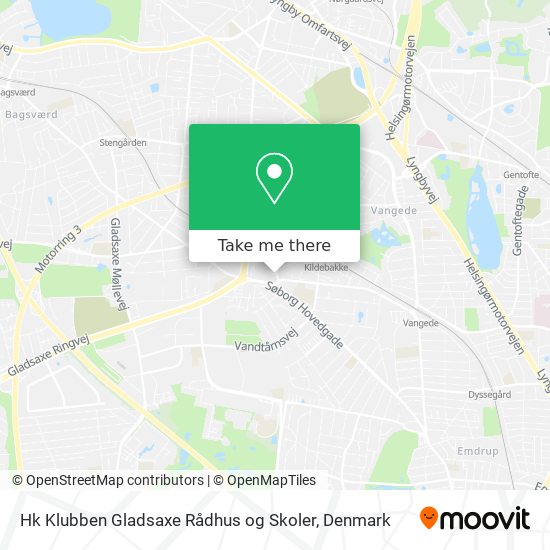 Hk Klubben Gladsaxe Rådhus og Skoler map