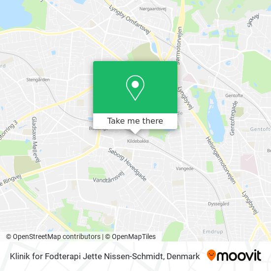 Klinik for Fodterapi Jette Nissen-Schmidt map