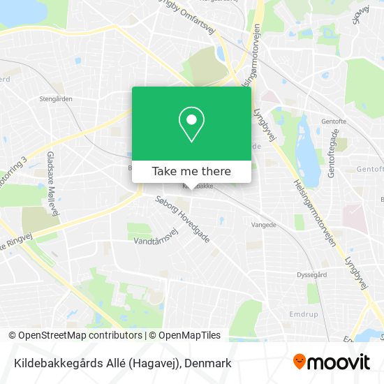 Kildebakkegårds Allé (Hagavej) map
