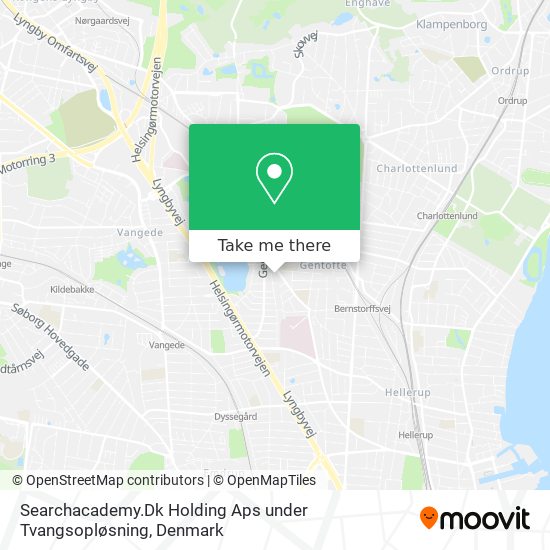 Searchacademy.Dk Holding Aps under Tvangsopløsning map