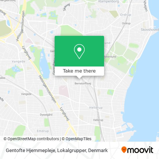 Gentofte Hjemmepleje, Lokalgrupper map