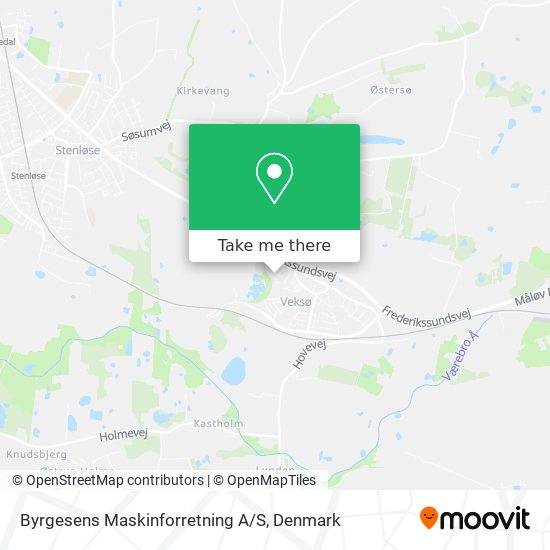Byrgesens Maskinforretning A/S map