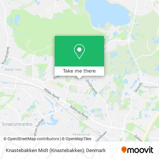 Knastebakken Midt map