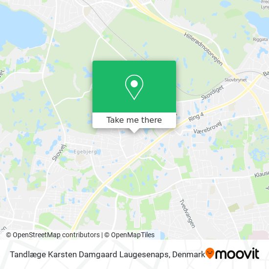 Tandlæge Karsten Damgaard Laugesenaps map