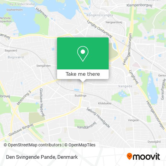 Den Svingende Pande map