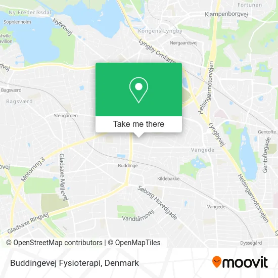 Buddingevej Fysioterapi map