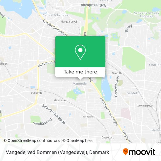 Vangede, ved Bommen (Vangedevej) map