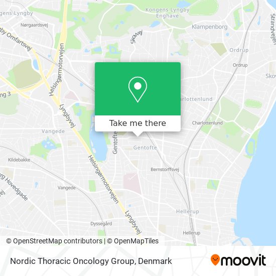 Nordic Thoracic Oncology Group map