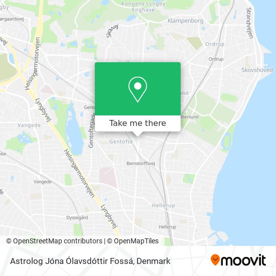 Astrolog Jóna Ólavsdóttir Fossá map
