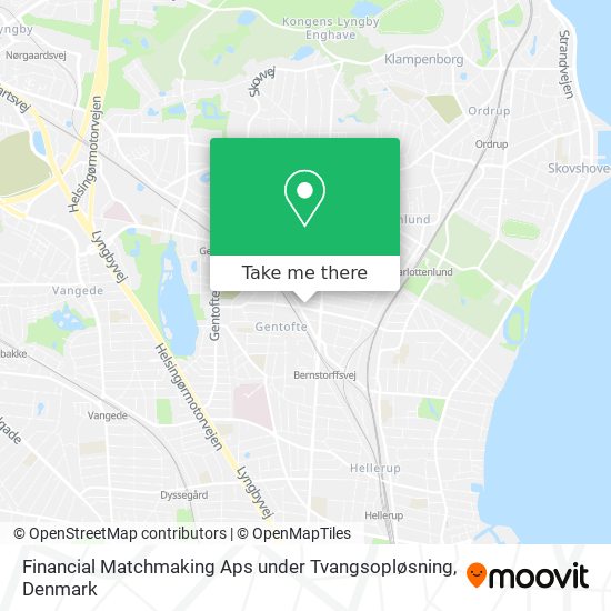 Financial Matchmaking Aps under Tvangsopløsning map