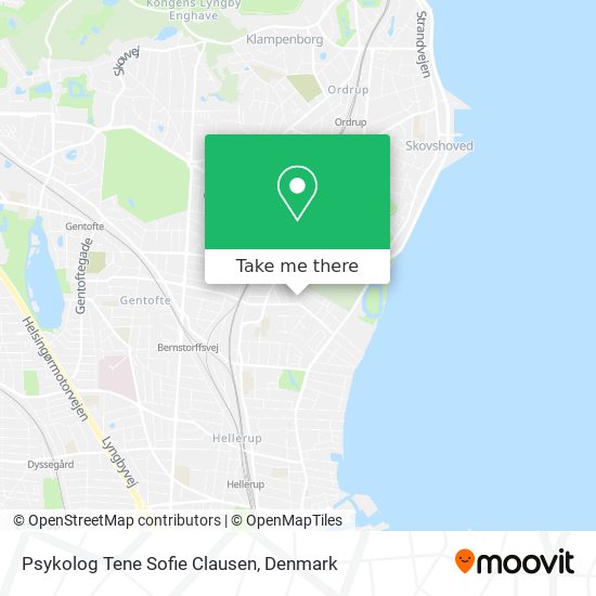 Psykolog Tene Sofie Clausen map