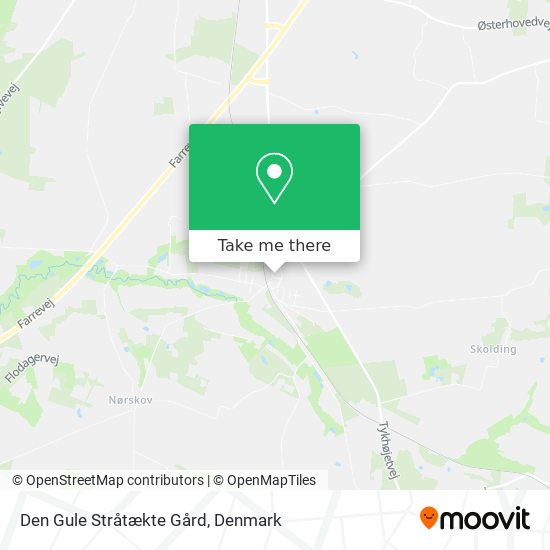 Den Gule Stråtækte Gård map