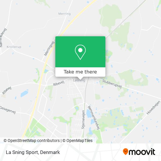 La Sning Sport map