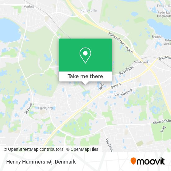 Henny Hammershøj map