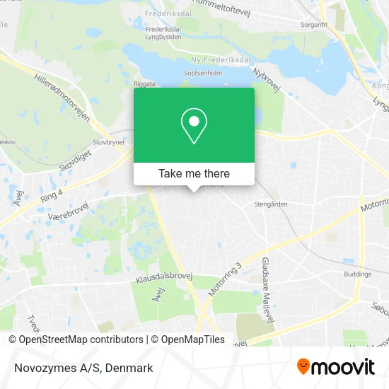 Novozymes A/S map