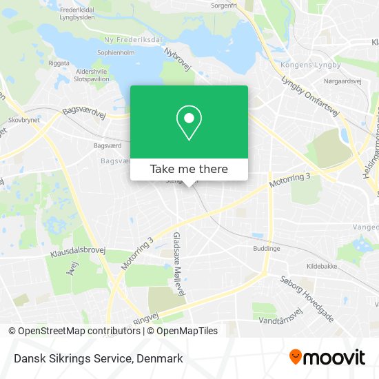 Dansk Sikrings Service map