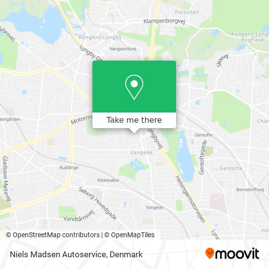 Niels Madsen Autoservice map