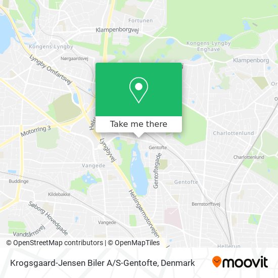 Krogsgaard-Jensen Biler A / S-Gentofte map