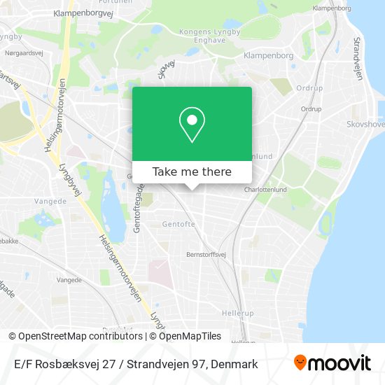 E / F Rosbæksvej 27 / Strandvejen 97 map