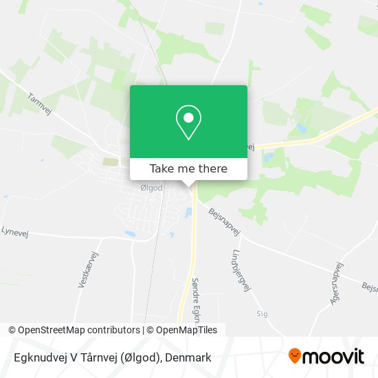 Egknudvej V Tårnvej (Ølgod) map