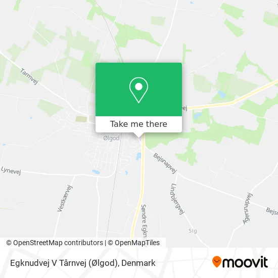 Egknudvej V Tårnvej (Ølgod) map