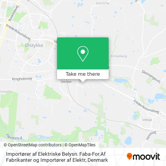 Importører af Elektriske Belysn. Faba-For.Af Fabrikanter og Importører af Elektr map